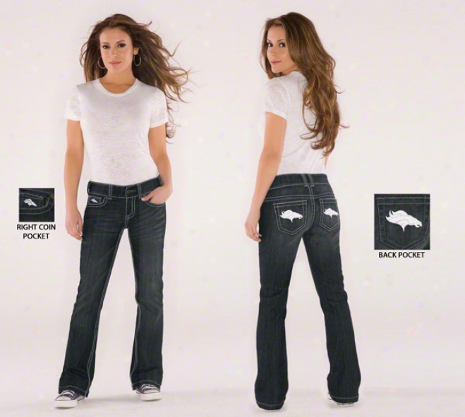 Denver Broncos Women's Bootcut Jeans From Touch By Alyssa Milano