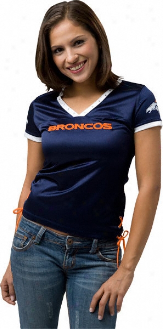Denver Broncos Women's Draft Me Ii V-neck Top