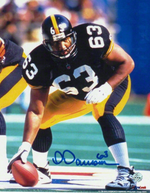 Dermontti Dawson Pittsburgh Steelers Autographed 8x10 Photo