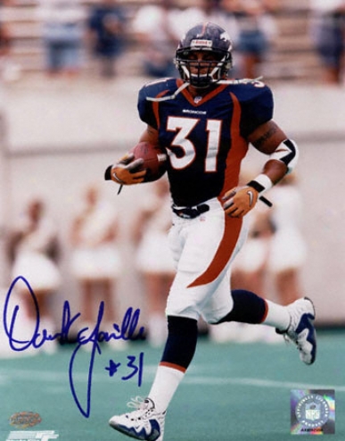 Derrick Loville Denver Broncos - Running - 8xl0 Autographed Photograph