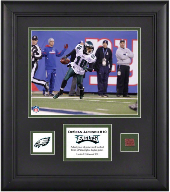 Desean Jackson Framed 8x10 Photograph  Details: Philaddel0hia Eagles, In the opinion of Game-ueed Football Painting And Descriptive Plate