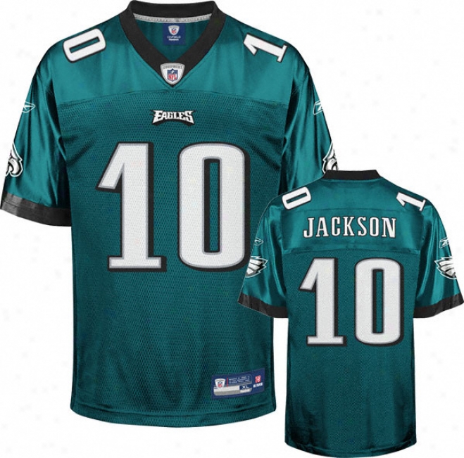 Desean Jackson Jersey: Reebok Green Replica #10 Philadelphia Eagles Jersey
