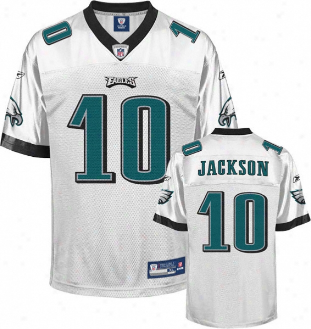 Desean Jackson Youth Jersey: Reebok White Replica #10 Philadelphia Eagles Jersey