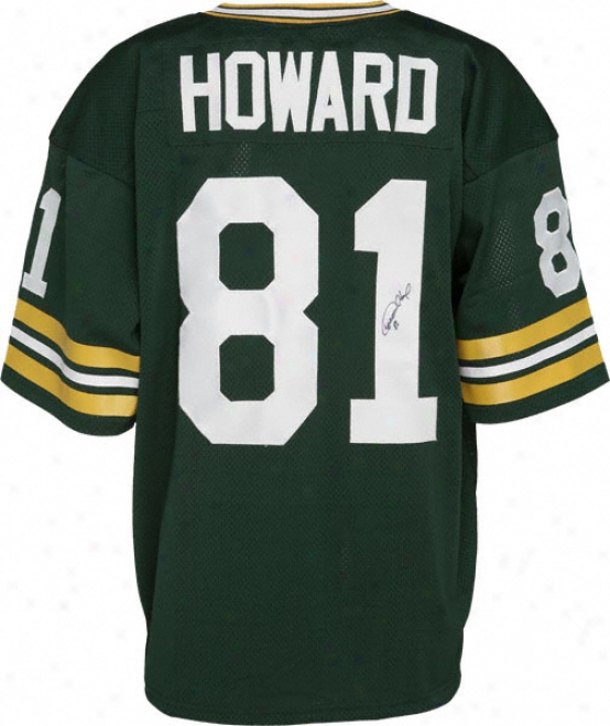 Desmond Howard Autographed Jersey  Details: Green Bay Packers, Custom