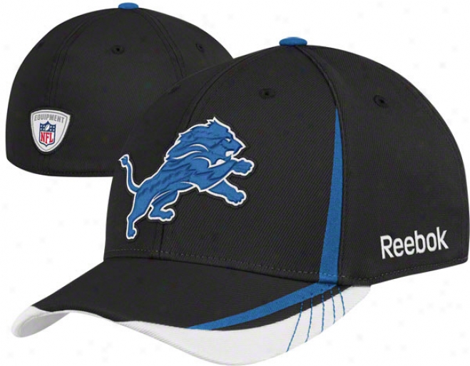 Detroit Lions 2011 Nfl Draft Black Flex Hat