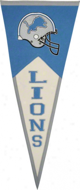 Detroit Lions Classic Team Pennant