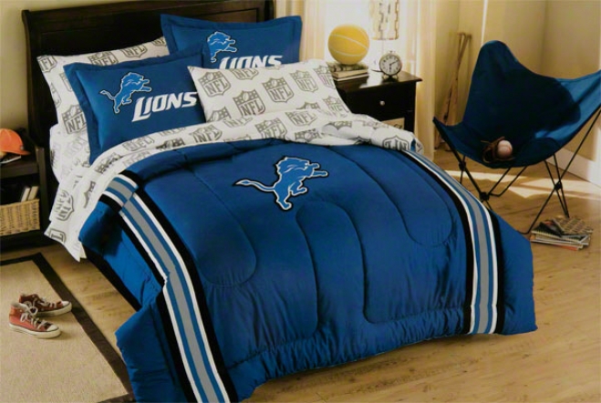 Defroit Lions Quite Comforter Set