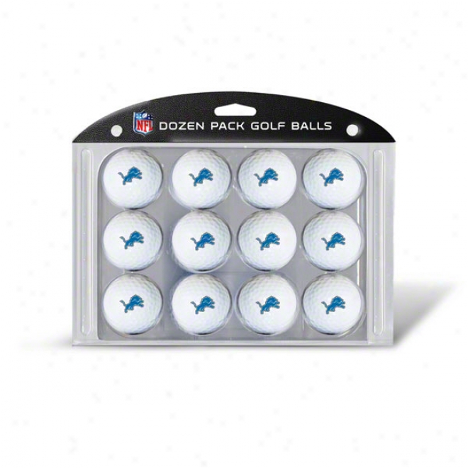 Detroit Lions Golf Ball 12 Pack