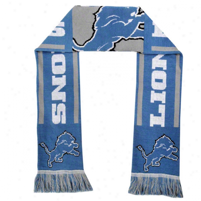 Detroit Lions Holiday Stripe Scarf