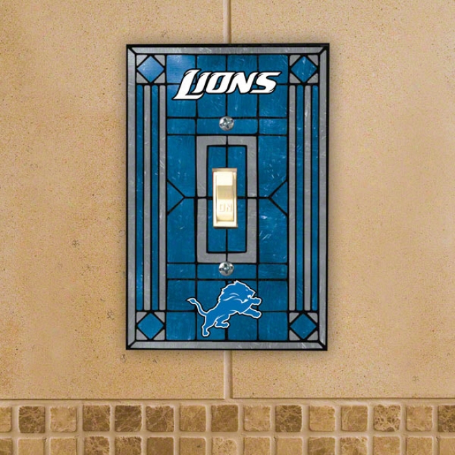 Detroit Lions Porous Rod Cover: Single Glass