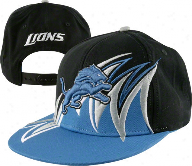 Detroit Lions Nfl Slash Snapback Hat