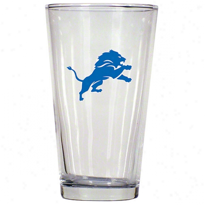 Detroit Lions Pint Glass