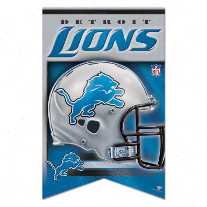 Detroit Lions Premium 17x26 Banner