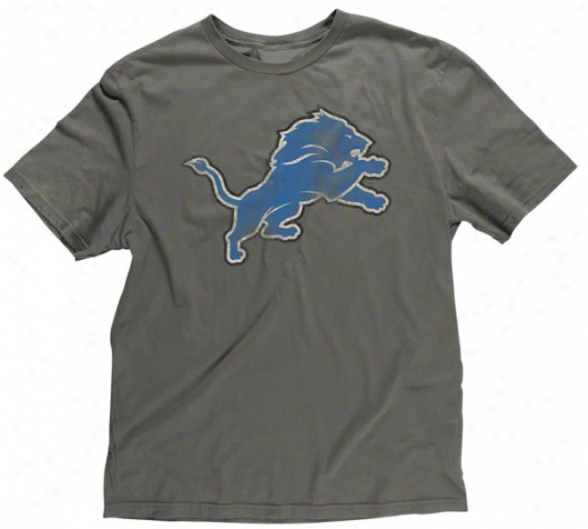 Detroit Lions Retro Sport Bigger Better Logo T-shirt