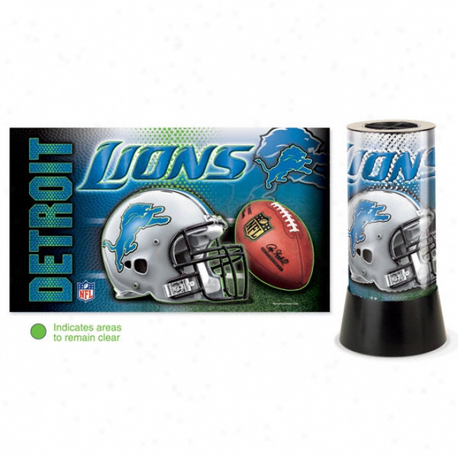 Detroit Lions Rotating Lamp