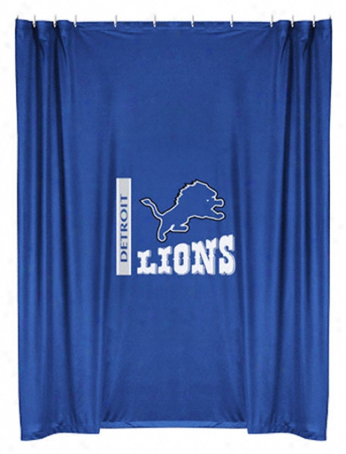 Detroit Lions Shower Curtain