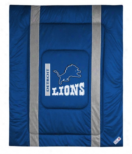 Dettoit Lions Sideline Comforter - Twin Bed