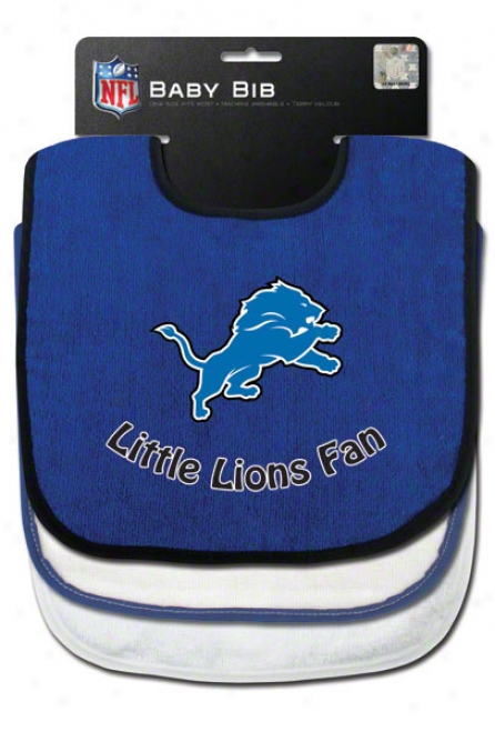 Detroit Lions Three Bib Set