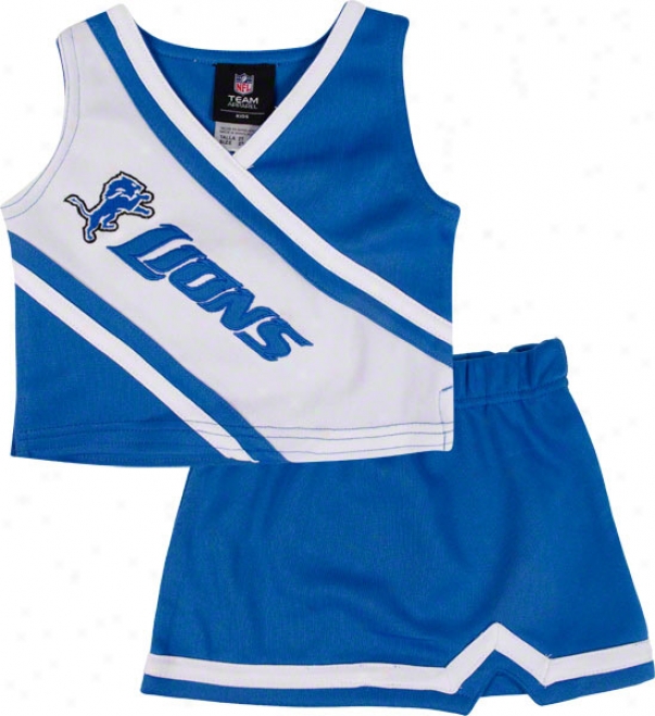 Detroit Lions Toddler 2-plece Cheerleader Set