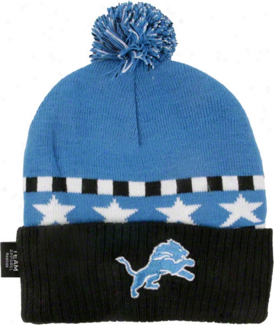 Detroit Lions Toddler Cuffed Knit Pom Cardinal's office
