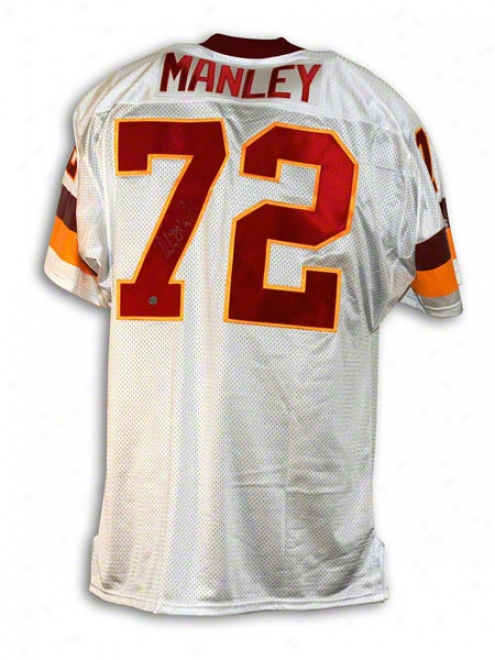 Dexter Manley Washington Redskins Autographed White Throwback Jersey