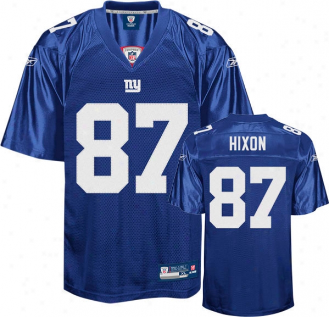 Domenik Hixon Youth Jersey: Reebok Blue Replica #87 New York Giants Jersey