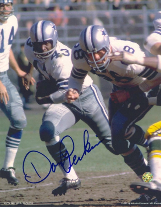 Don Perkins Dallas Cowboys Autographed 8x10 Photograph