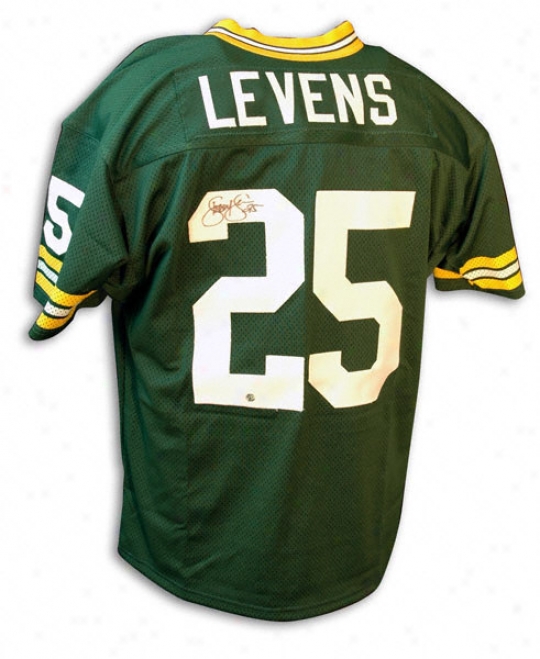 Dorsey Levens Autographed Unseasoned Jersey