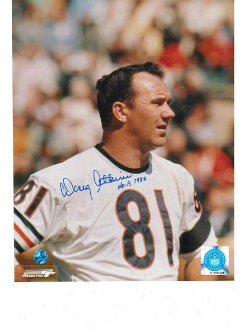 Doug Atkins Chicago Bears Autographed 8x10 Photo Plea Head Shot Inscribed Ho f1982