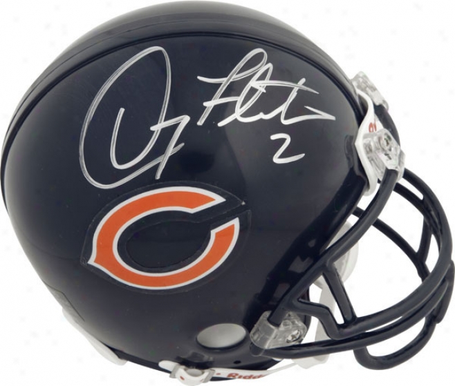 Doug Flutie Chicago Bears Autographed Mini Helmet