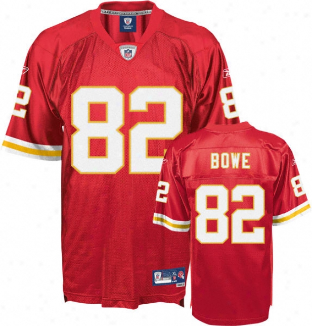 Dwayne Bowe Red Reebok Nfl Premier Kansas City Chiefs Jersey