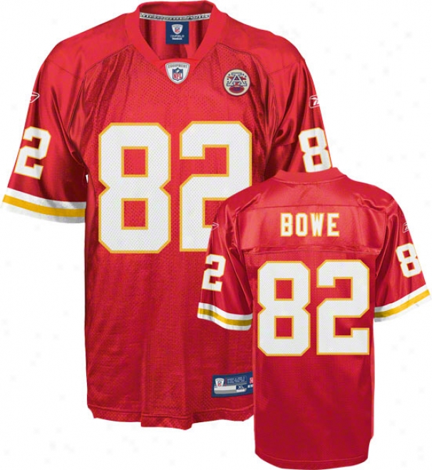 Dwayne Bowe Red Reebok Nfl Replica Kanssas City Chiefs Youth Jersey