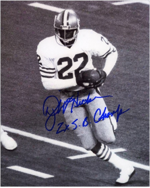 Dwight Hicks San Francisco 49ets Autographed 8x10 Photograph With 2x Sb Champs Inscription