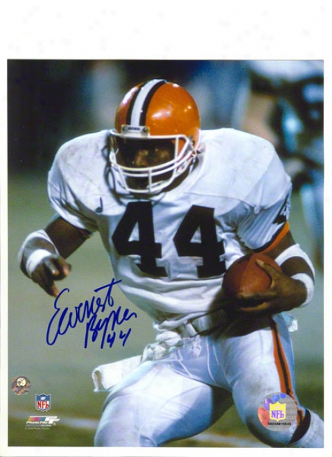 Earnest Byner Autographed Cleveland Browns 8x10 Photo