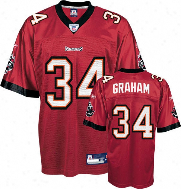 Earnest Graham Youth Jersye: Reebok Red Replica #34 Tampa Bay Buccaneers Jersey