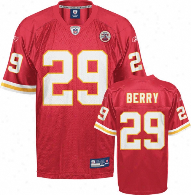 Eric Berry Jersey: Rrebok Red #29 Kansas City Chiefs Replica Jersey