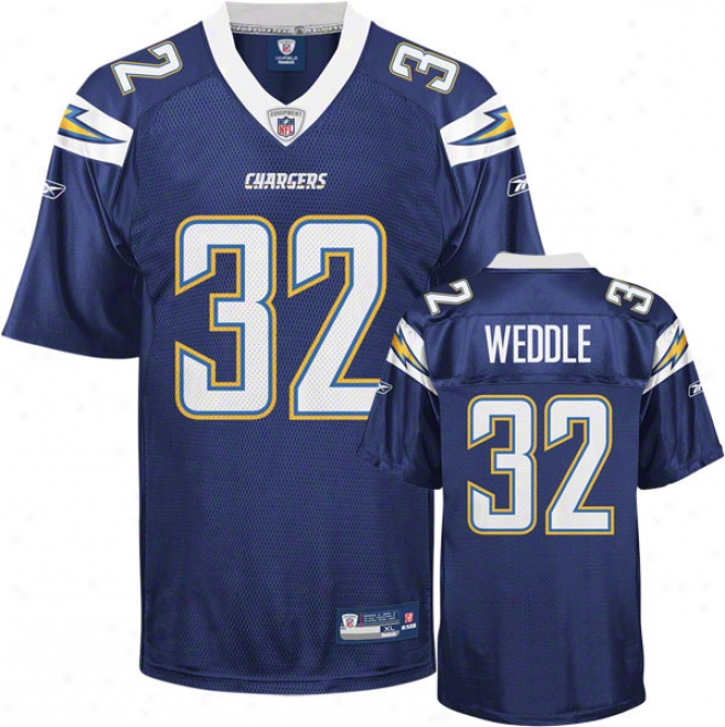 Eric Weddle Youth Jersey: Reebok Navy Replica #32 San Diego Chargers Jersey