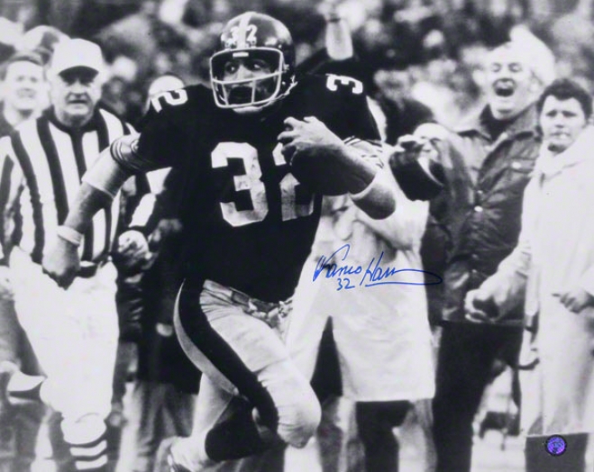 Franco Harris Pittsburgh Steelers - Innocent Reception - Autographed 16x20 Photograph