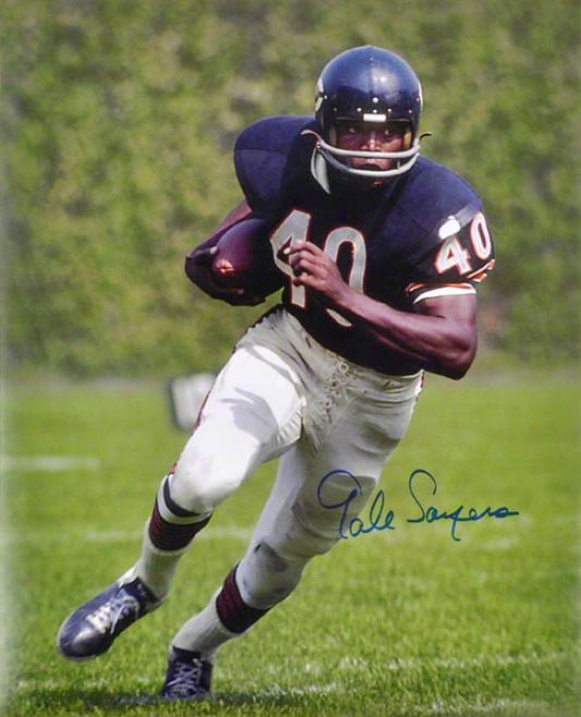 Gale Sayers Chicago Bears - Running - Autographed 16x20 Photograph