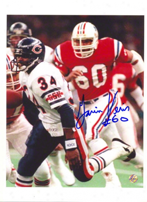 Garin Veris Autographee New England Patriots 8x10 Photo