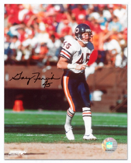 Gary Fencuk Chicago Bears Autographed 8x10 Photograph