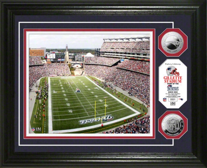 Gillette Stadium Photo Mint: New England Patriots Gentle Coin Photo Mint