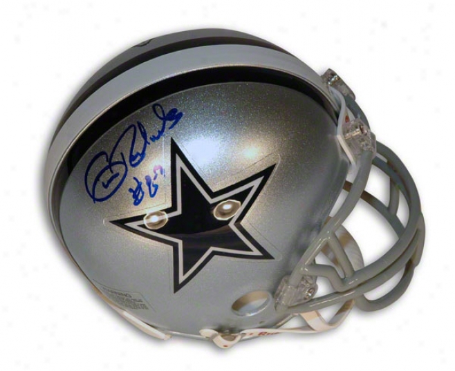 Golden Richards Autographed Dallas Cowboys Mini Helmet