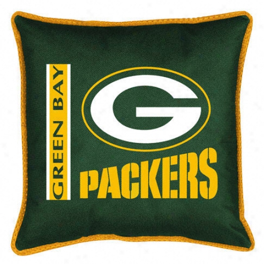 Green Bay Packers 17&quotx17&quot Sideline Decorative Pillow