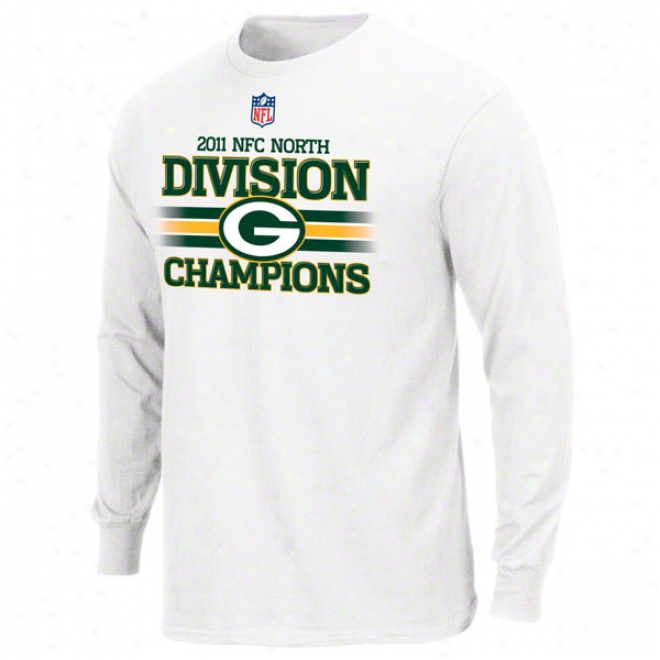 Green Bay Packers 2011 Nfc Nprth Division Champions Official Locker Room Llng Sleeve T-shirt