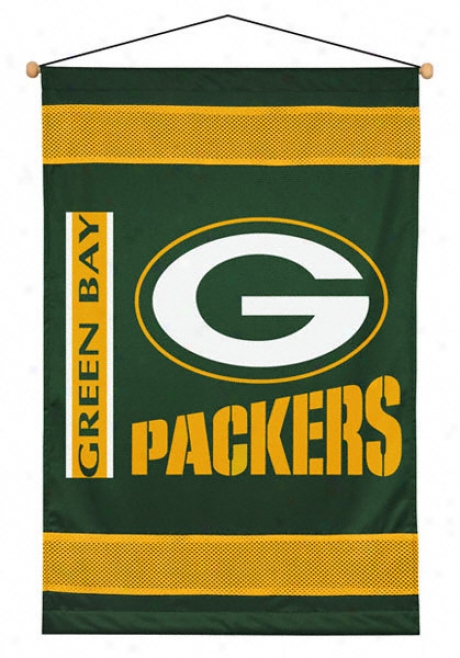 Green Bay Packers 29.5x45 Sideline Wall Hanging