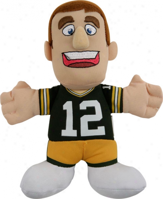 Gresn Bay Packers Aaron Rodgers 7&quot Plush Player Doll