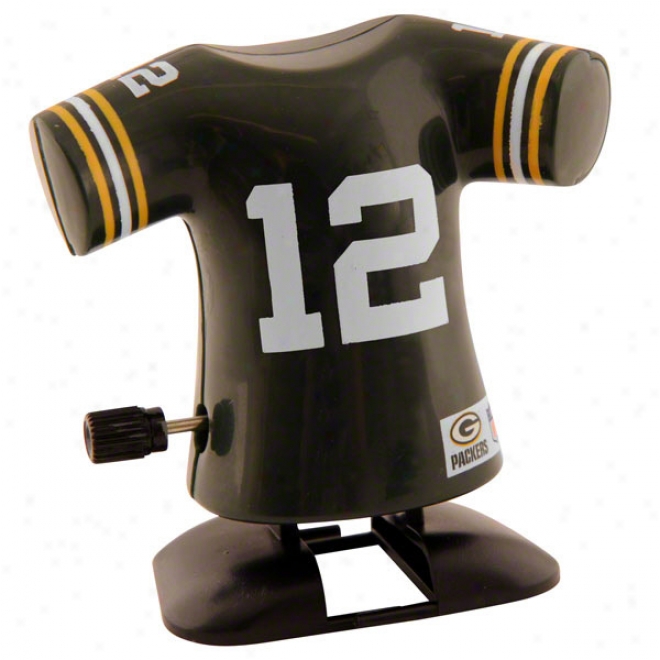 Green Bay Packerq Aaron Rodgers Wind-up Jersey Toy