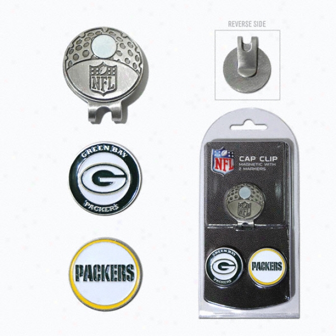 Green Bay Packers Ball Marker Cap Clip