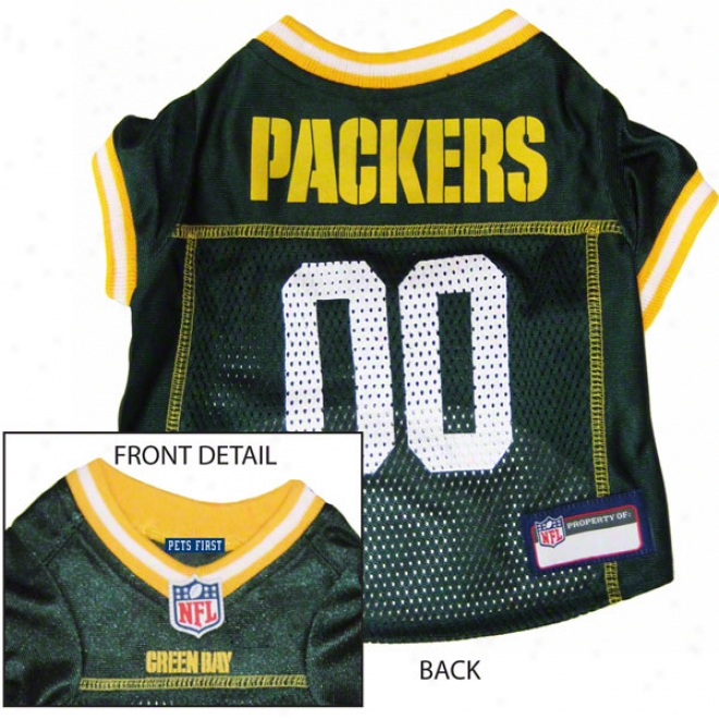 Green Bay Packers Dog Jersey